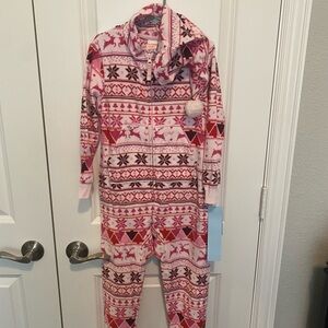 Cat & Jack Pink and Red Kids Pajama Set